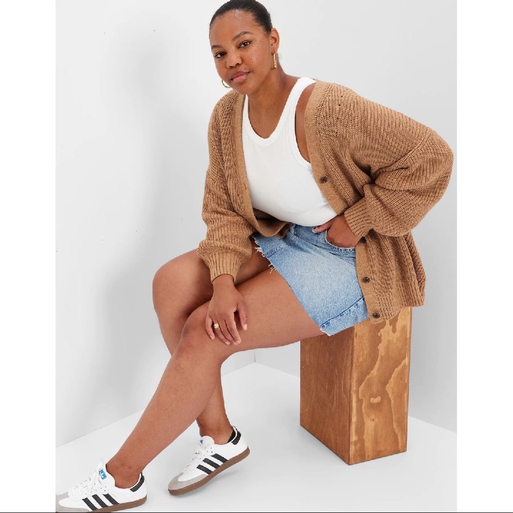 Cozy Oversized Boyfriend Cardigan